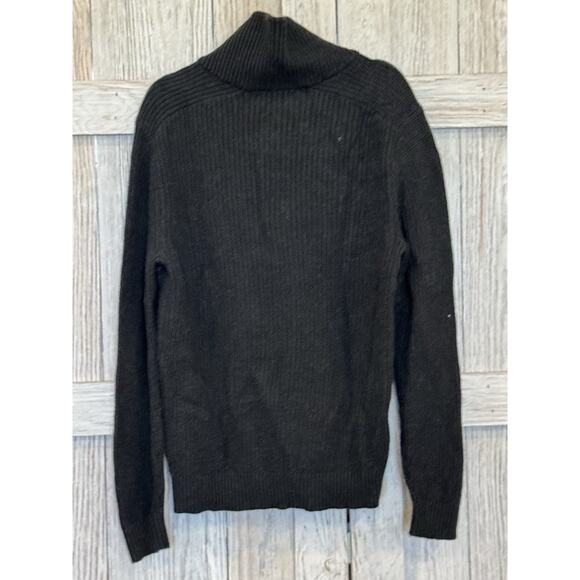 Banana Republic Eco Sweater Mens Medium Shawl Collar Pullover Warm Cozy Comfy - Picture 3 of 6